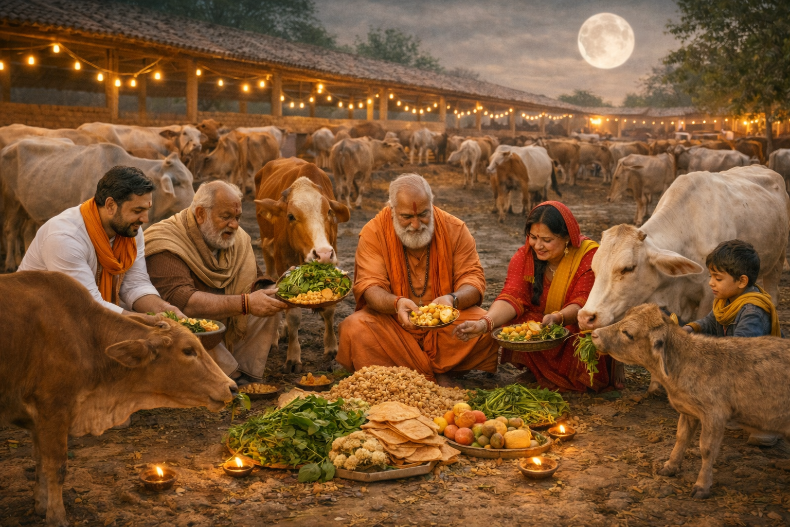 Sacred Purnima, Sacred Seva (Gau Seva)