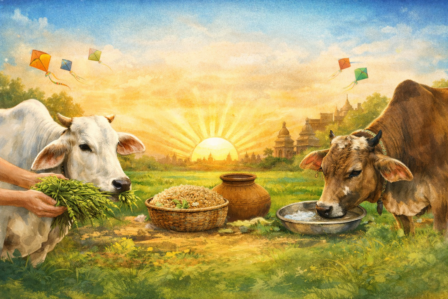 Makar Sankranti Gau AnnDaan Seva