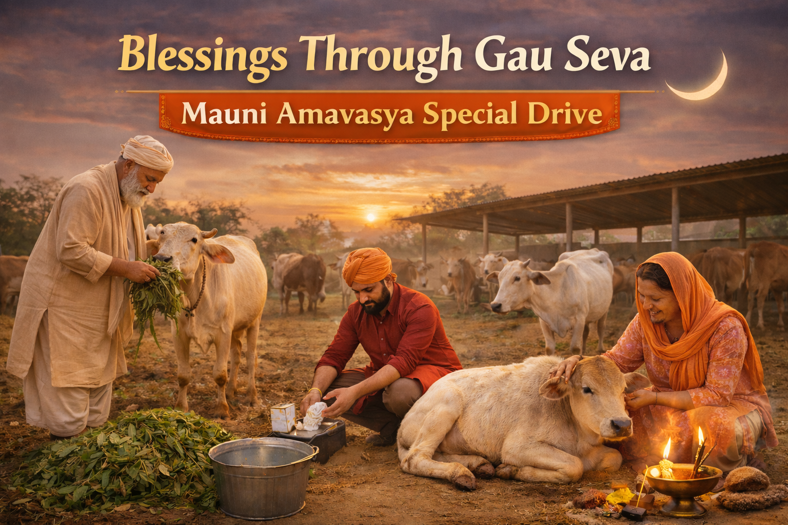 Blessings Through Gau Seva – Mauni Amavasya Special Drive