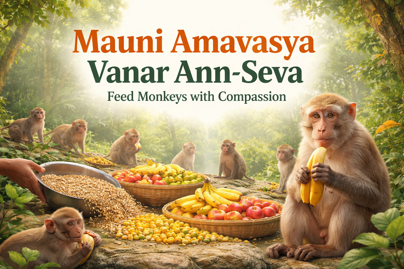 Mauni Amavasya Vanar Seva